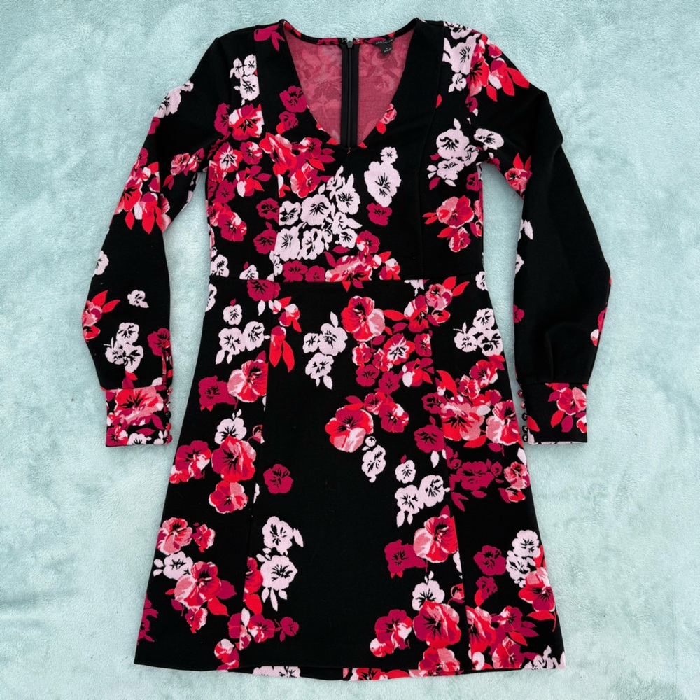 Ann Taylor long sleeve floral dress